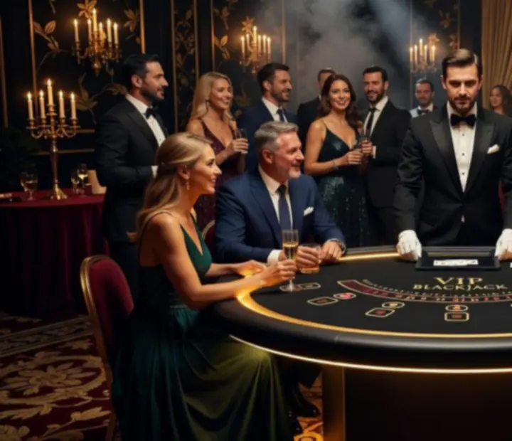 Luksusowy wieczór blackjack dla gości VIP w Warszawie