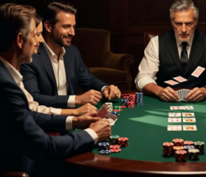 Ekskluzywny wieczór pokerowy w prywatnym apartamencie
